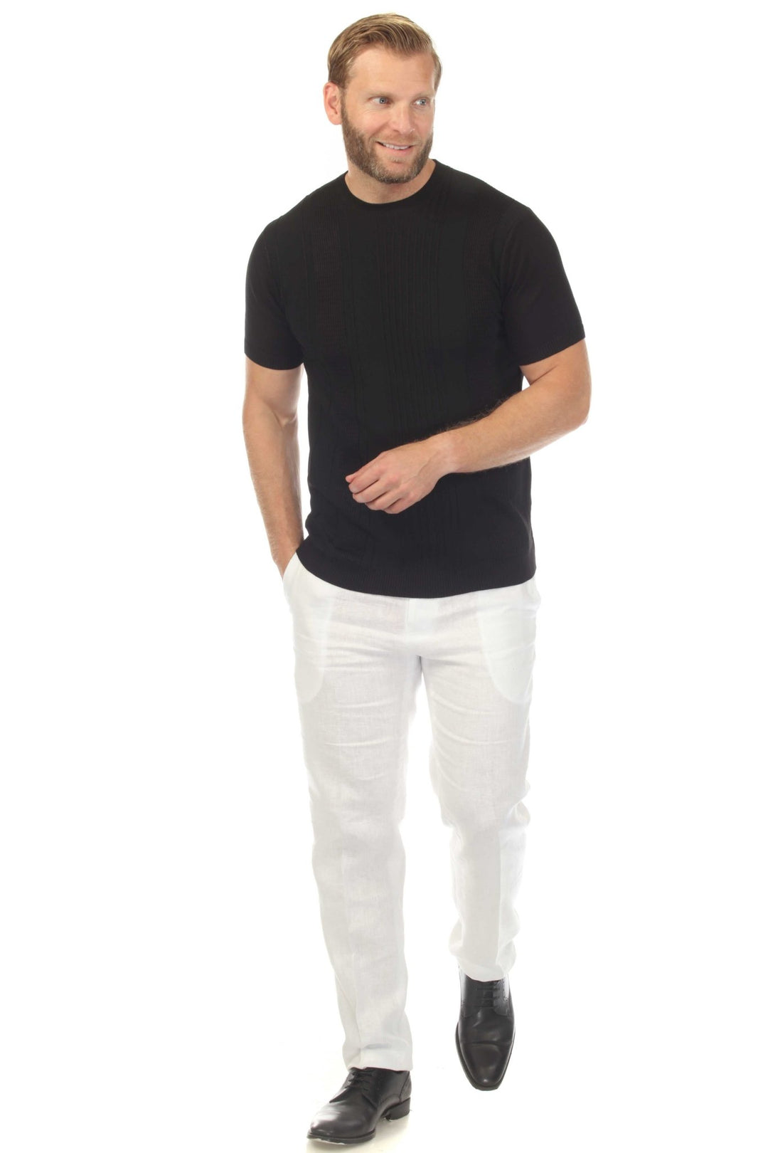 Men's Stylish Premium Knit Textured T-Shirt - Especially Yours