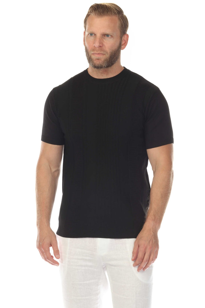 Men's Stylish Premium Knit Textured T-Shirt - Especially Yours