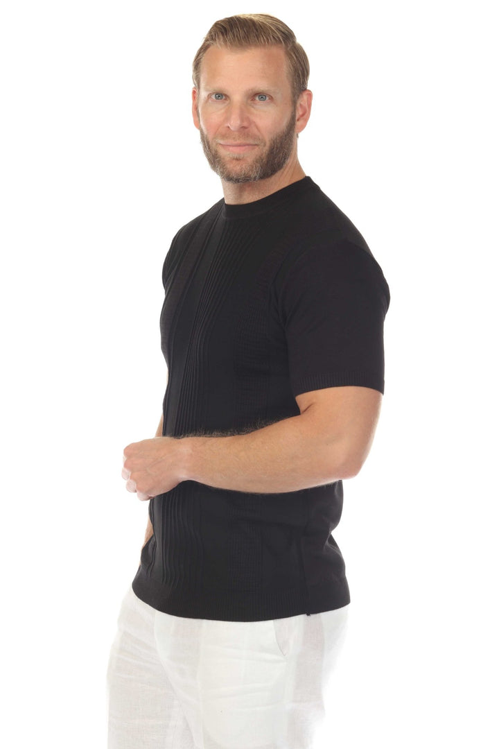 Men's Stylish Premium Knit Textured T-Shirt - Especially Yours