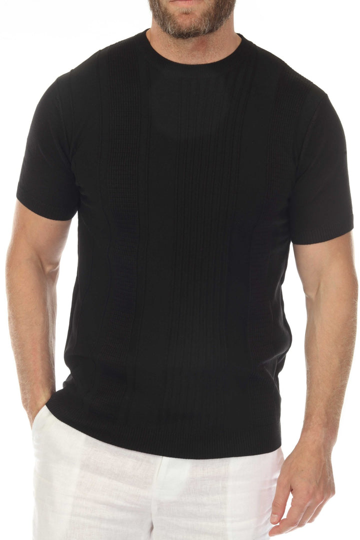 Men's Stylish Premium Knit Textured T-Shirt - Especially Yours