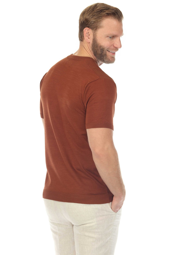 Men's Stylish Premium Knit Textured T-Shirt - Especially Yours