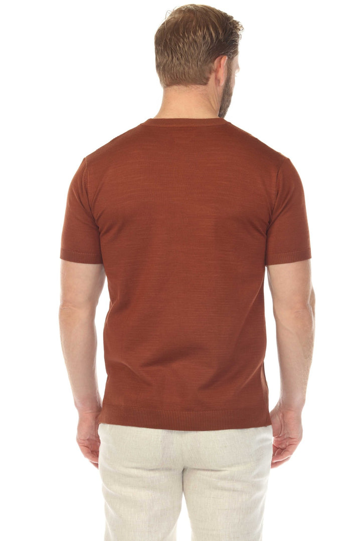 Men's Stylish Premium Knit Textured T-Shirt - Especially Yours