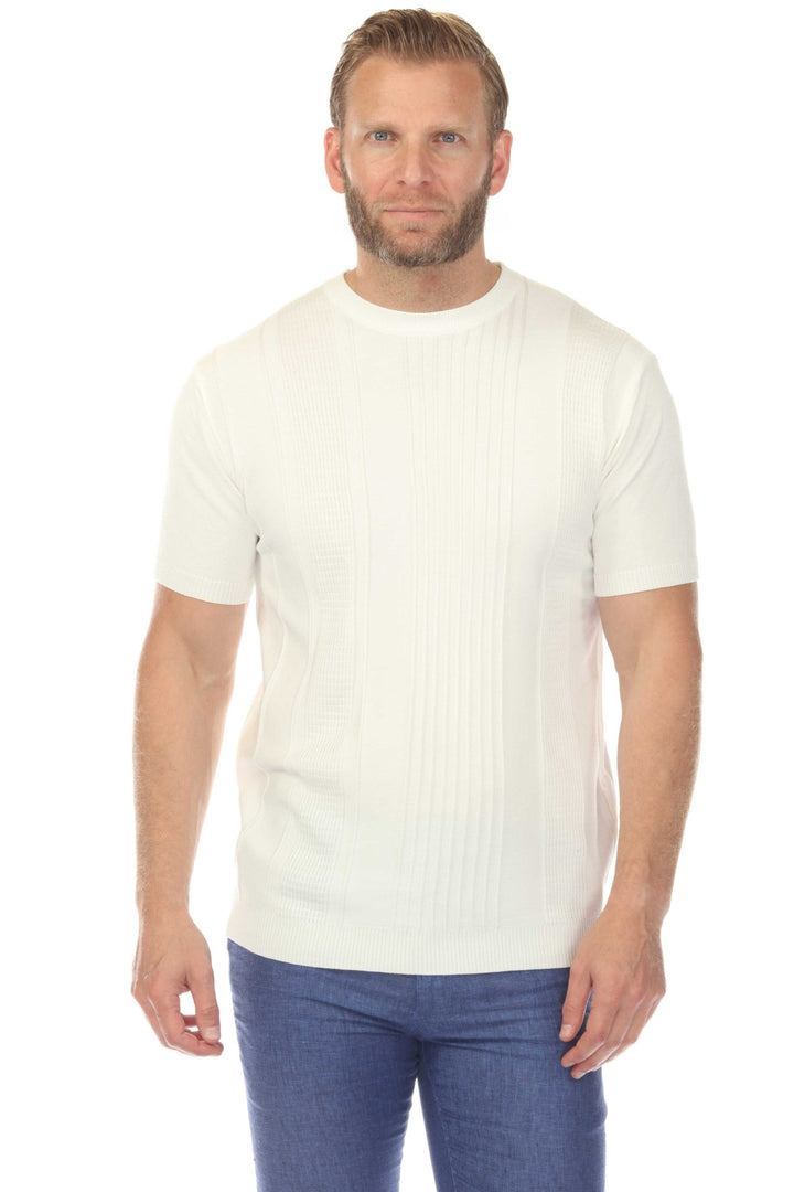 Men's Stylish Premium Knit Textured T-Shirt - Especially Yours