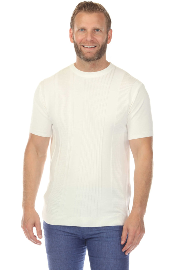 Men's Stylish Premium Knit Textured T-Shirt - Especially Yours