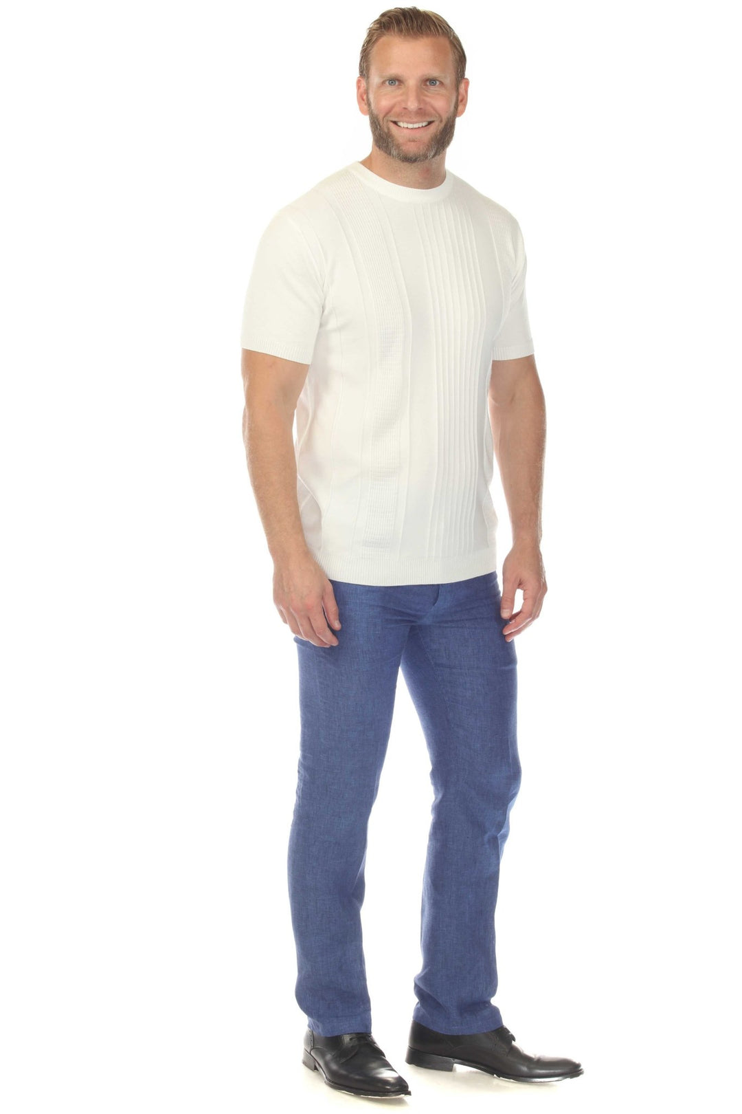 Men's Stylish Premium Knit Textured T-Shirt - Especially Yours