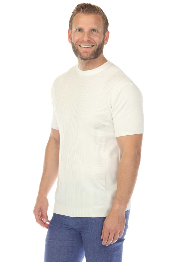 Men's Stylish Premium Knit Textured T-Shirt - Especially Yours