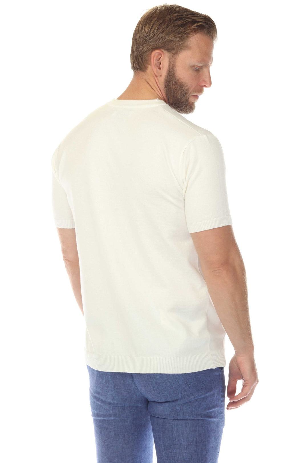 Men's Stylish Premium Knit Textured T-Shirt - Especially Yours