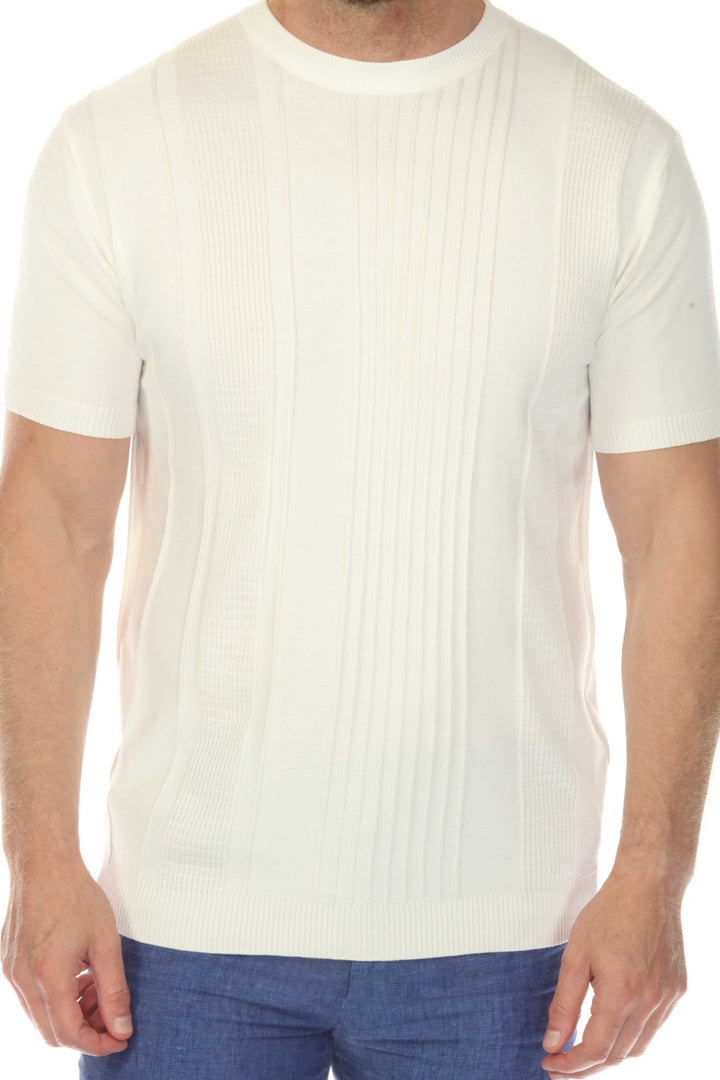 Men's Stylish Premium Knit Textured T-Shirt - Especially Yours