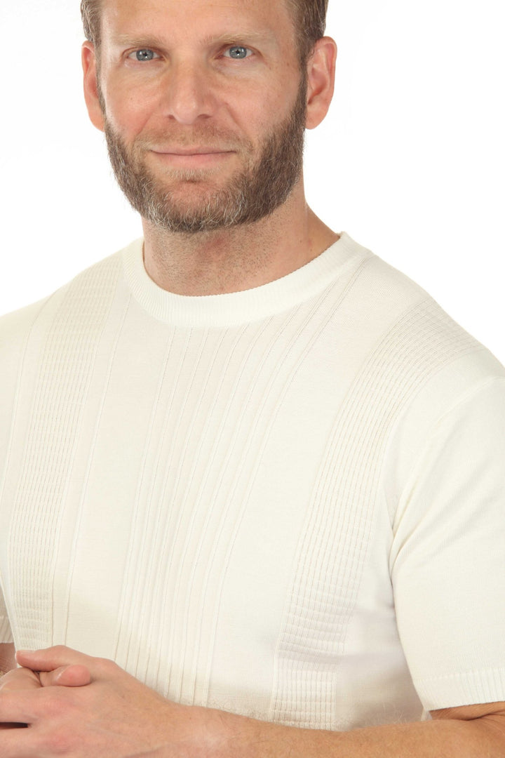 Men's Stylish Premium Knit Textured T-Shirt - Especially Yours