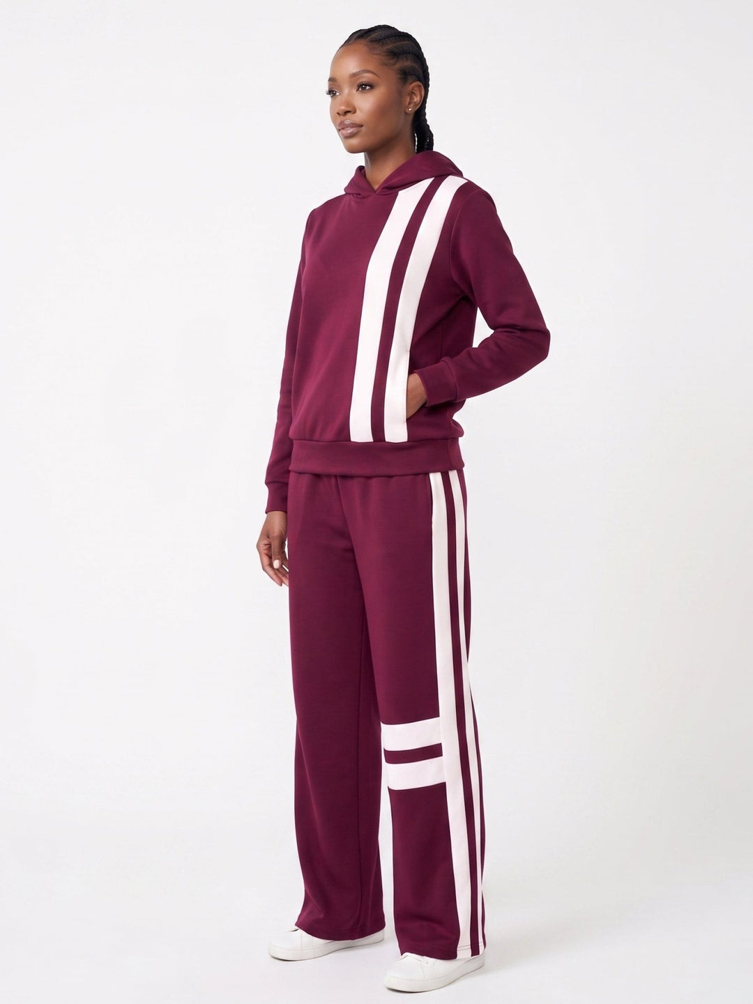 Contrast Stripe Athleisure Pantset by Studio EY - Especially Yours