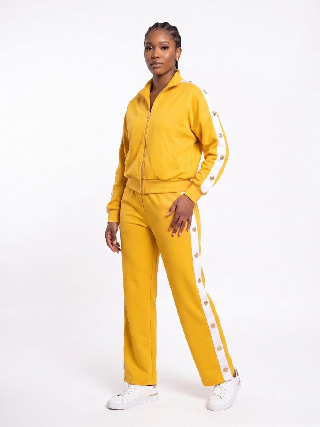 Contrast Bling Athleisure Pantset by Studio EY - Especially Yours