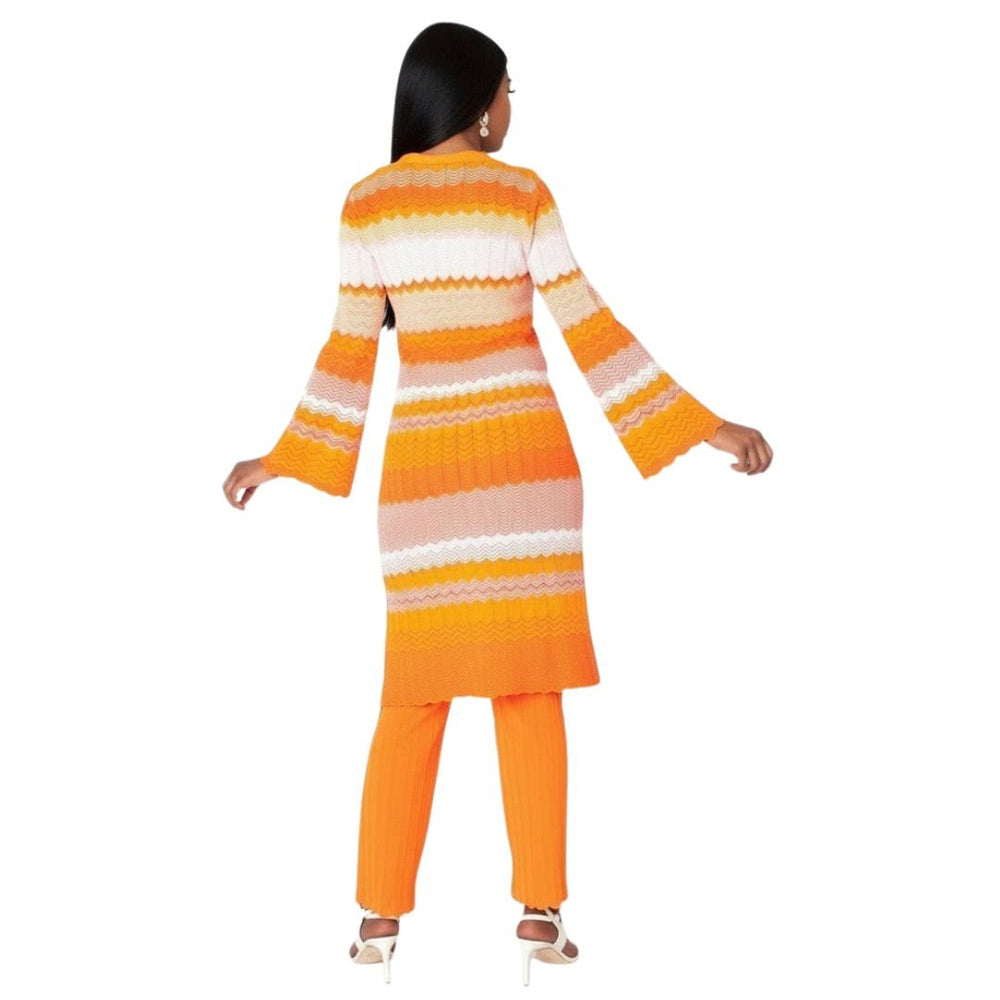 Chevron Knit Dress & Pant Set - 51013 - Especially Yours