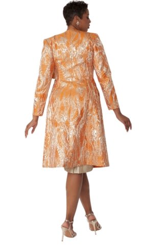 Elegant Brocade Dress with Matching Jackets - 4859 - Especially Yours