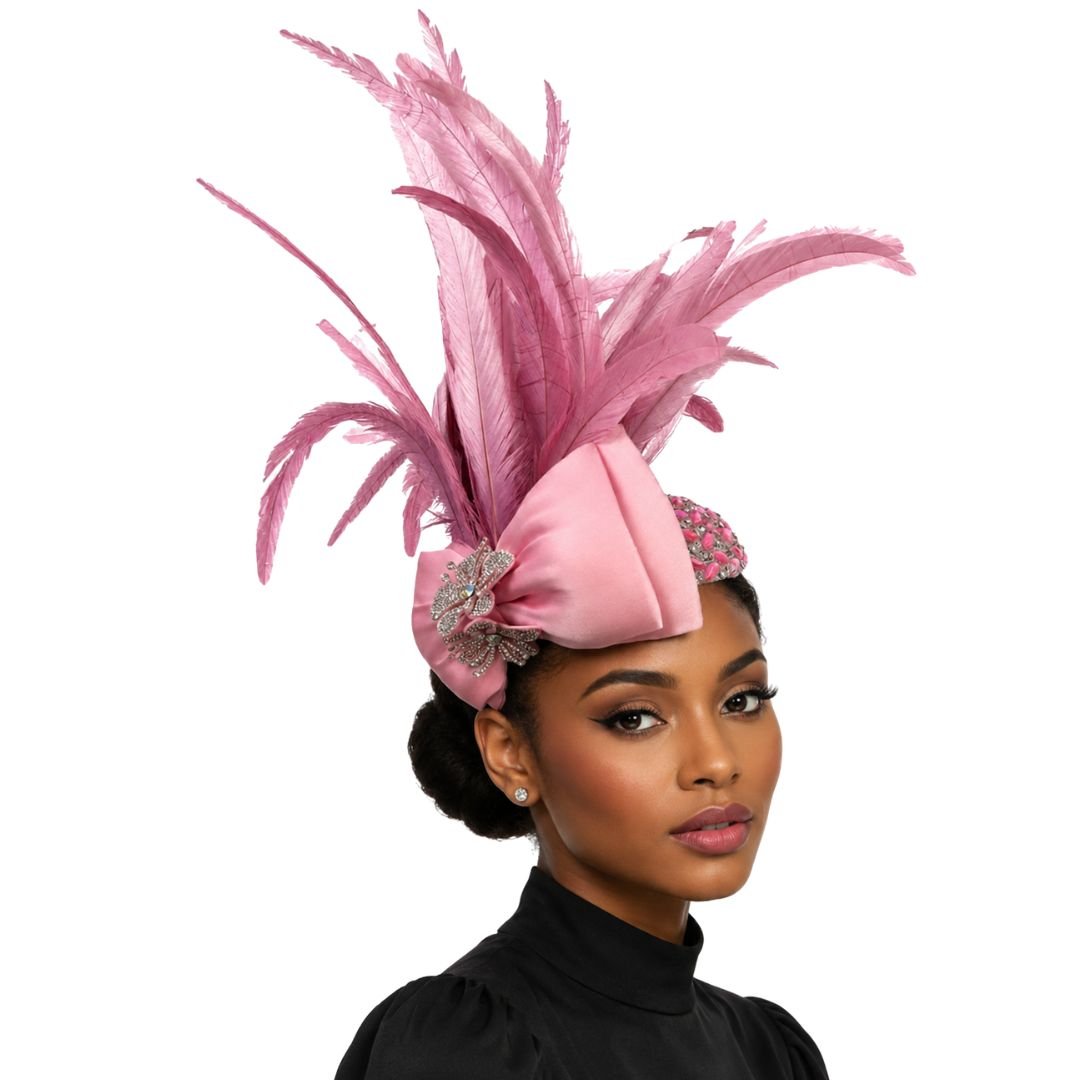 Cockatoo Feather Juliet Cap Fascinator - Whittall & Shon - Especially Yours