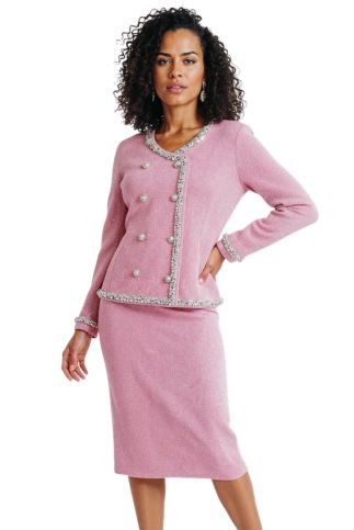 Donna Vinci KNITS, Style 13462 - 2pc. Jacket & Skirt Set