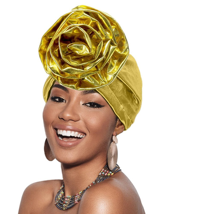 12PCS - Metallic Turban Hats - Especially Yours