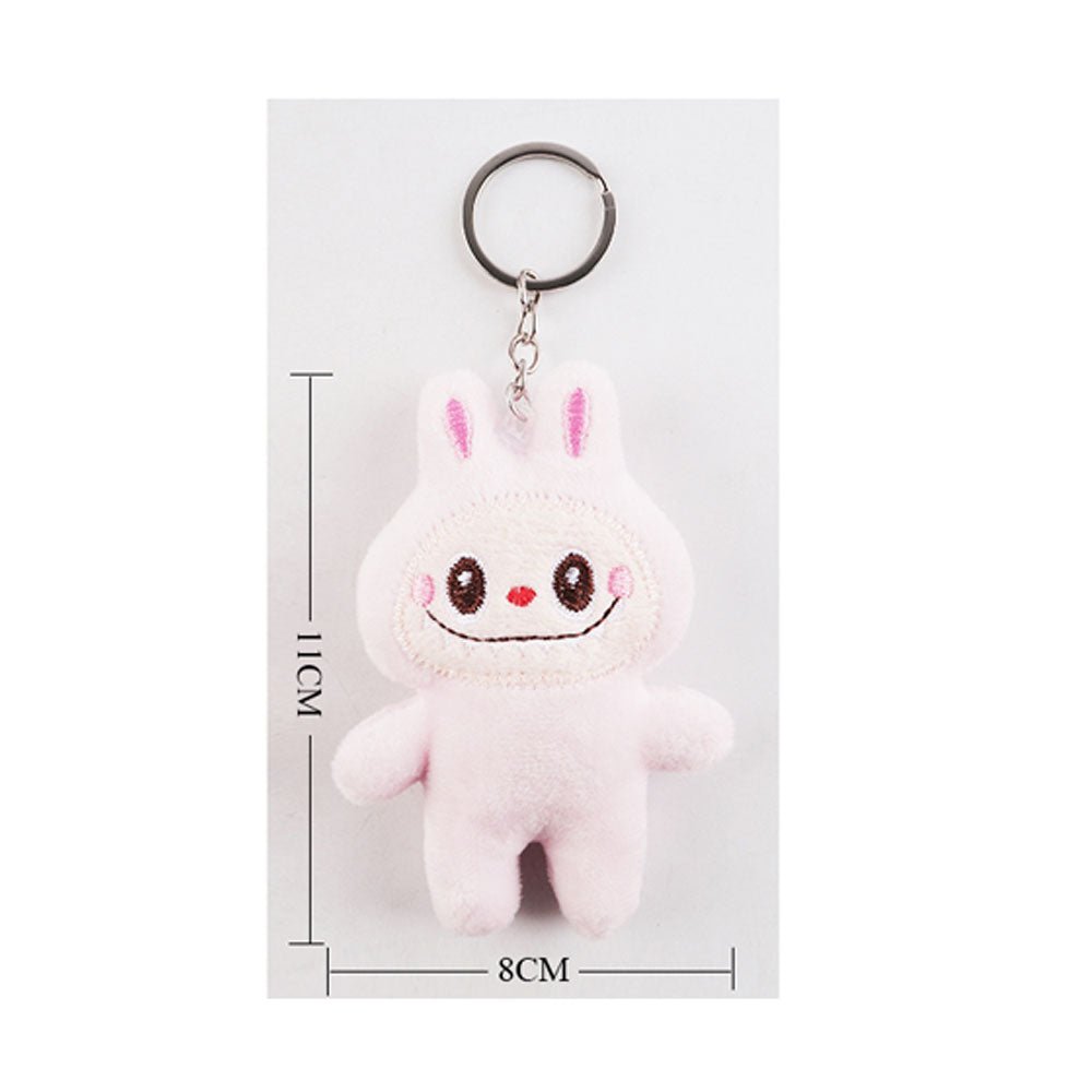 12PCS - Plush Bunny Monster Doll Keychains / Bag Charms - Especially Yours