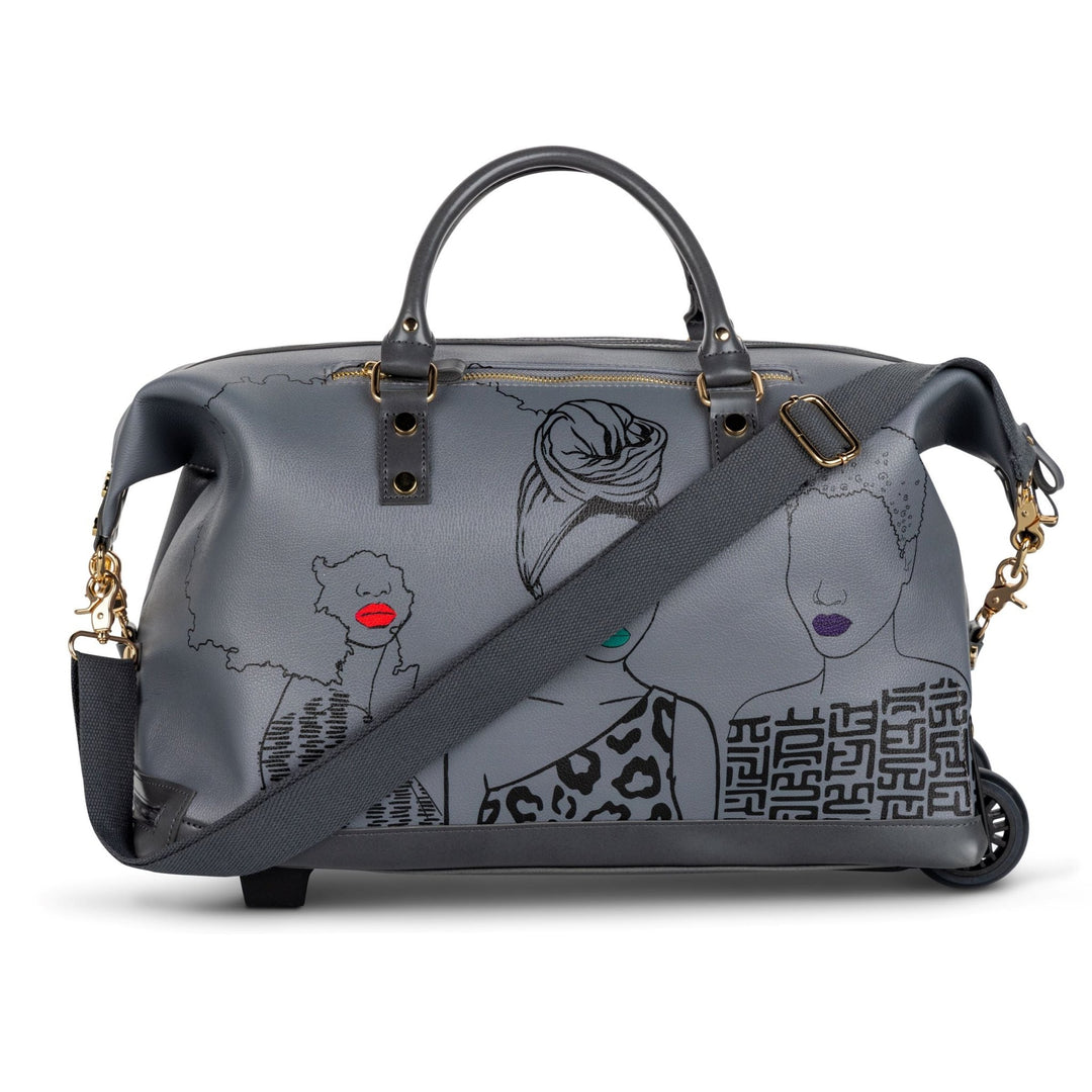 Mahogany Gray Roller Bag - Especially Yours