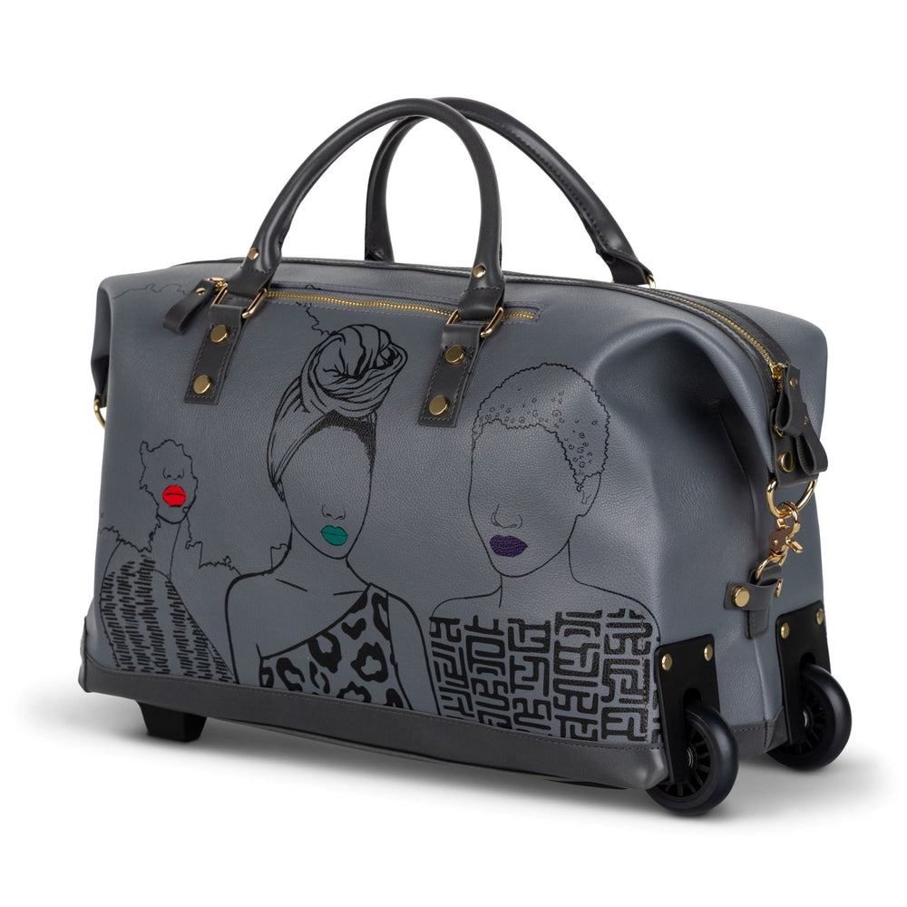 Mahogany Gray Roller Bag - Especially Yours