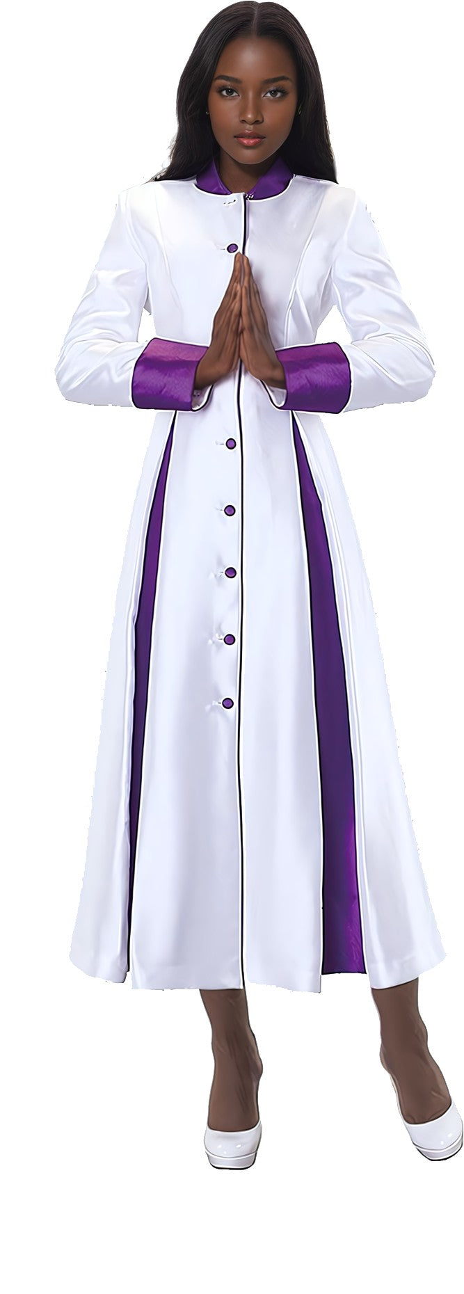 Elegant 1-Piece Women's Minister Robe- 4544