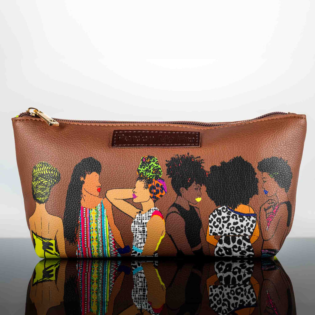 Squad Espresso Brown Cosmetic Bag - Especially Yours