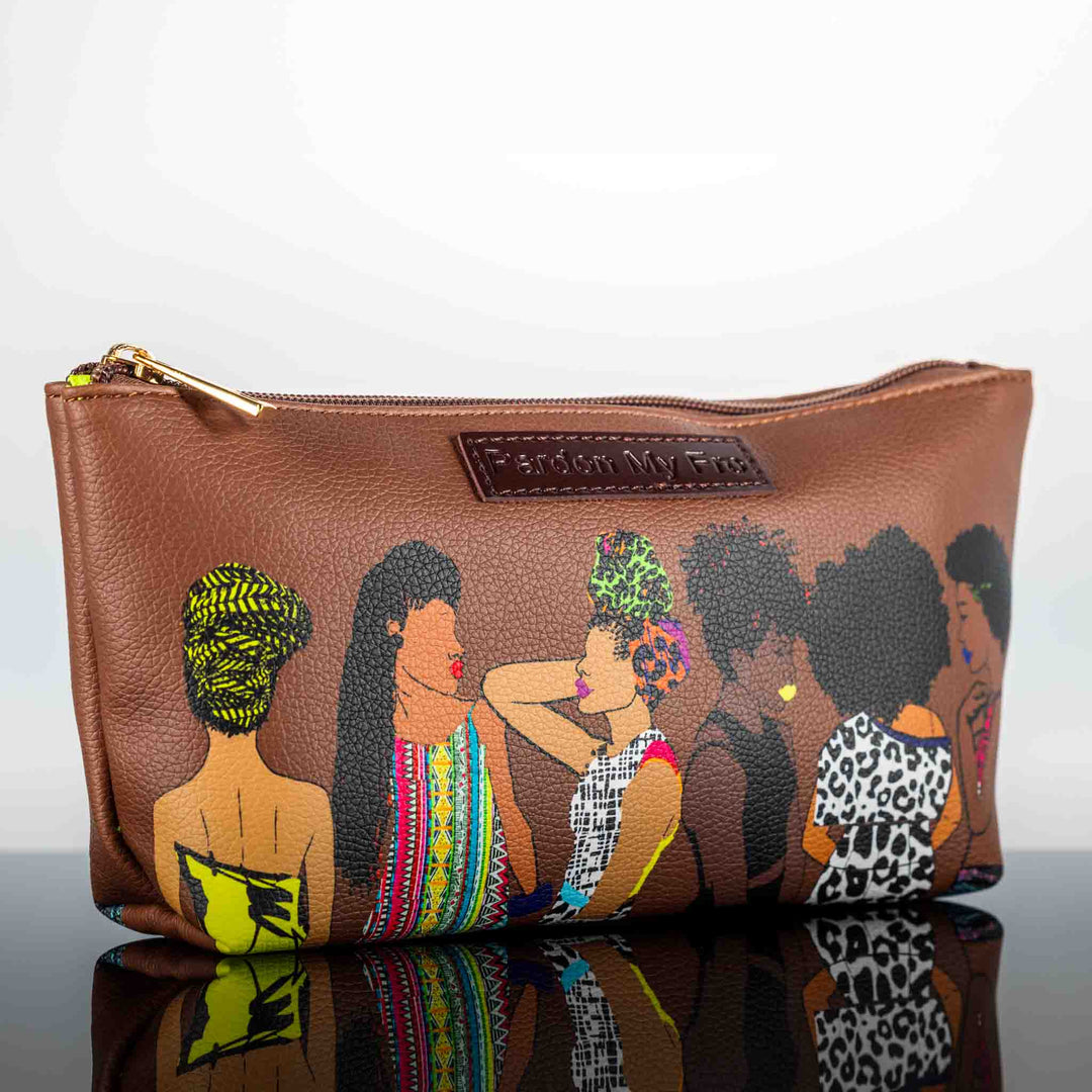 Squad Espresso Brown Cosmetic Bag - Especially Yours
