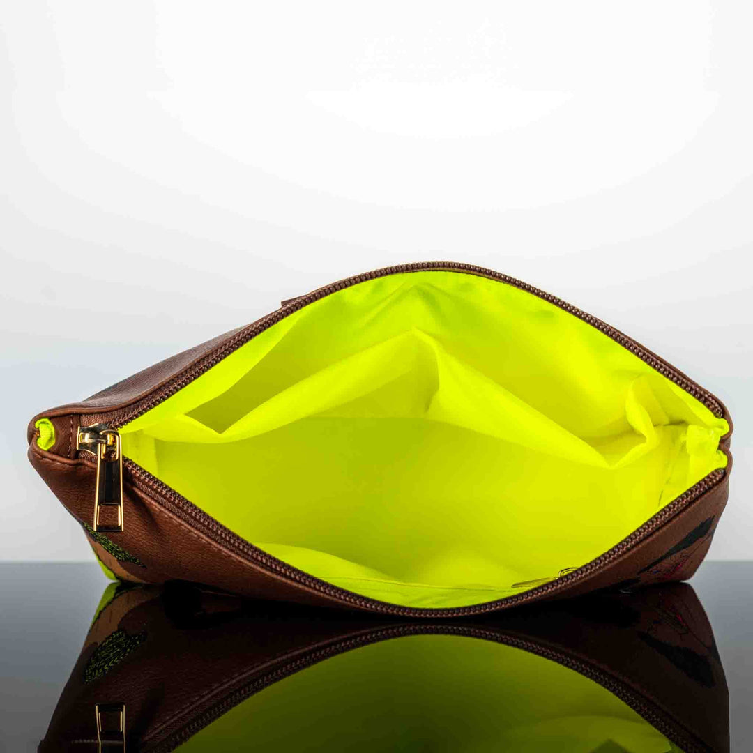 Squad Espresso Brown Cosmetic Bag - Especially Yours