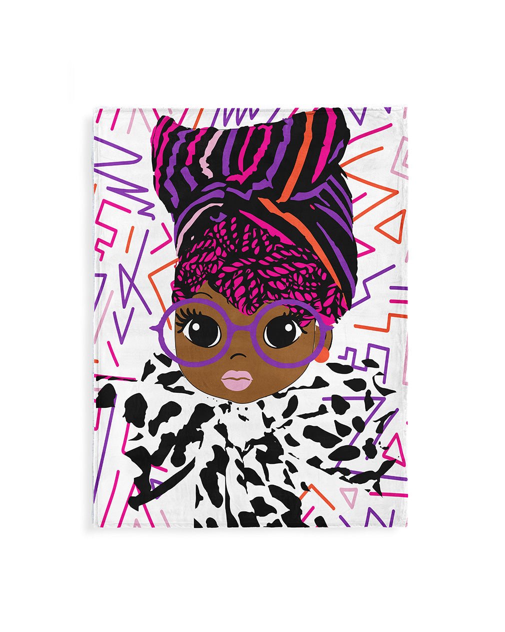 AFROBRATS™ Geek Sherpa Fleece Throw Blanket - Especially Yours