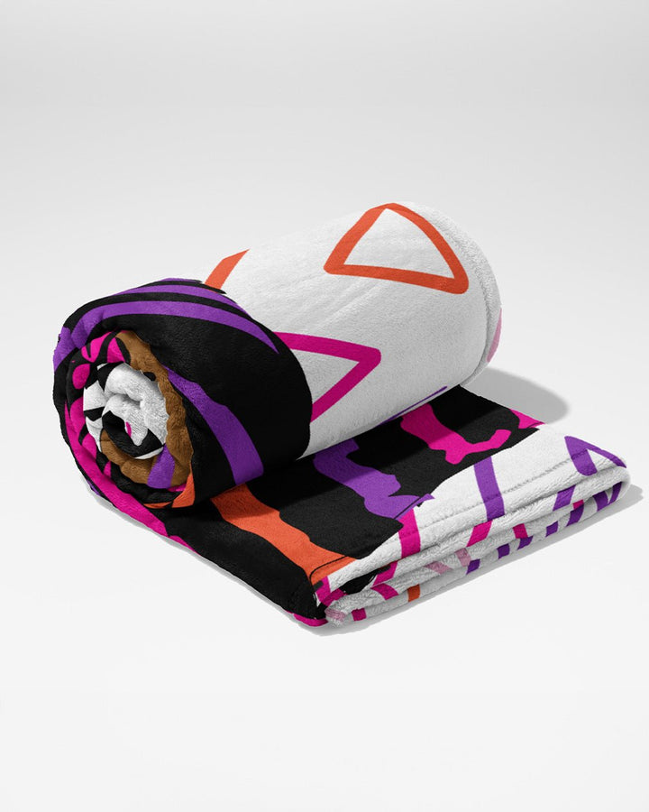 AFROBRATS™ Geek Sherpa Fleece Throw Blanket - Especially Yours