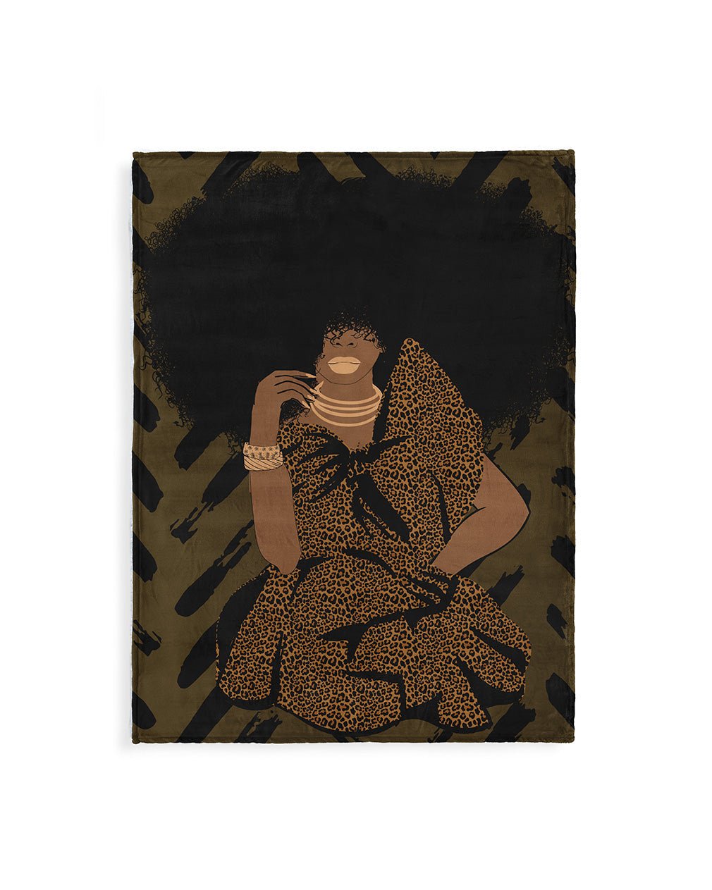 Goddess Sherpa Fleece Throw Blanket - Especially Yours