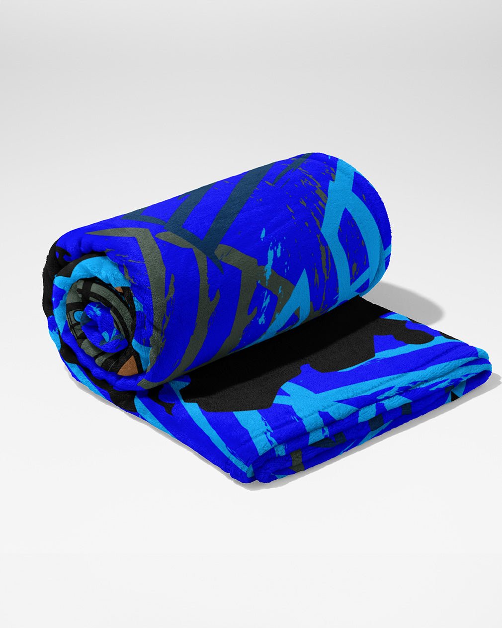 AFROBRATS™ Oliver Sherpa Fleece Throw Blanket - Especially Yours