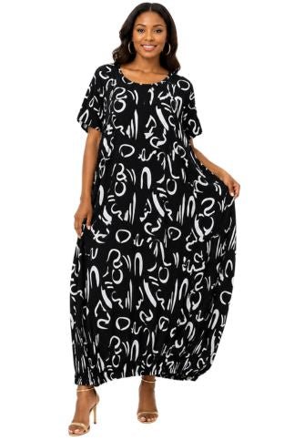 7884 - Gina's Feeling Good - Ankle Length Maxi Dress