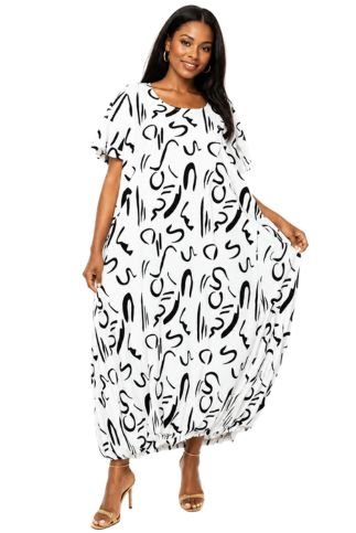 7884 - Gina's Feeling Good - Ankle Length Maxi Dress