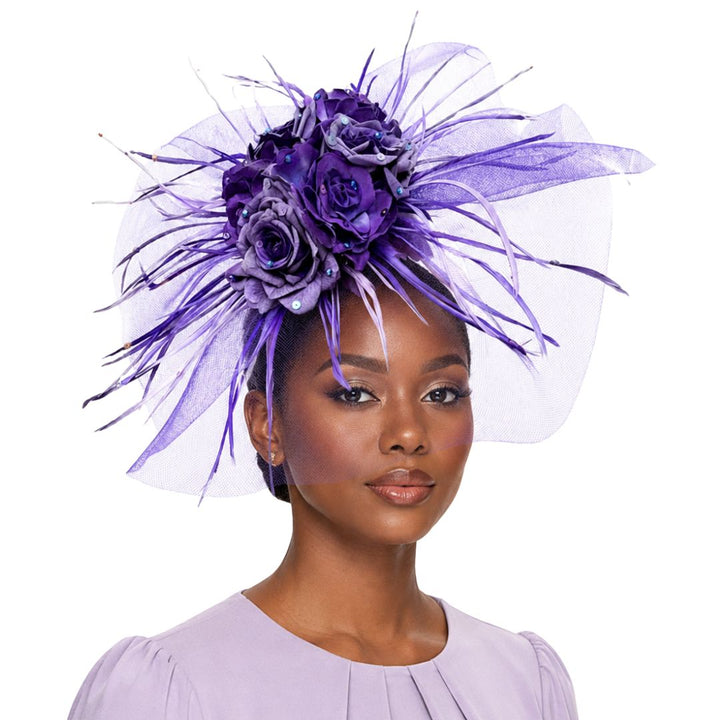 Singapore Peony Fascinator Church Hat - Whittall & Shon