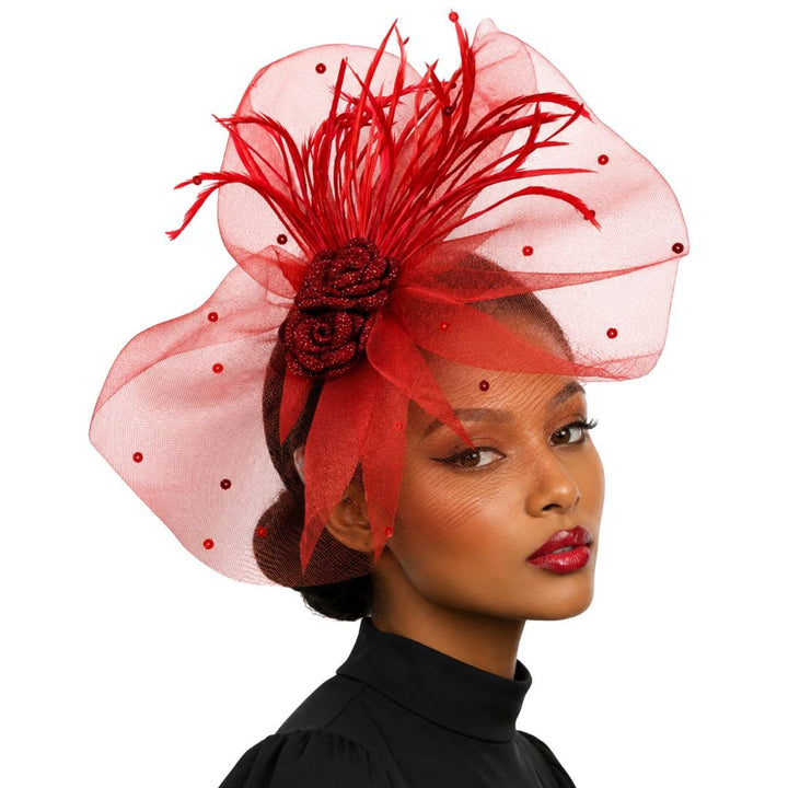 Radiance Illusion Fan Fascinator Headband - Whittall & Shon - Especially Yours
