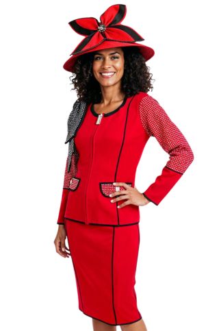 Donna Vinci KNITS, Style 13461 - 2pc. Jacket & Skirt Set