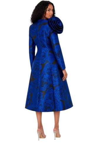 Elegant Brocade Dress with Matching Jackets - 4859 - Especially Yours