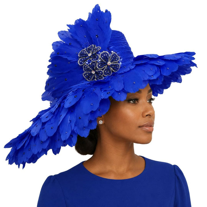 Volcano Feather Fascinator Hat by Whittall & Shon - Especially Yours