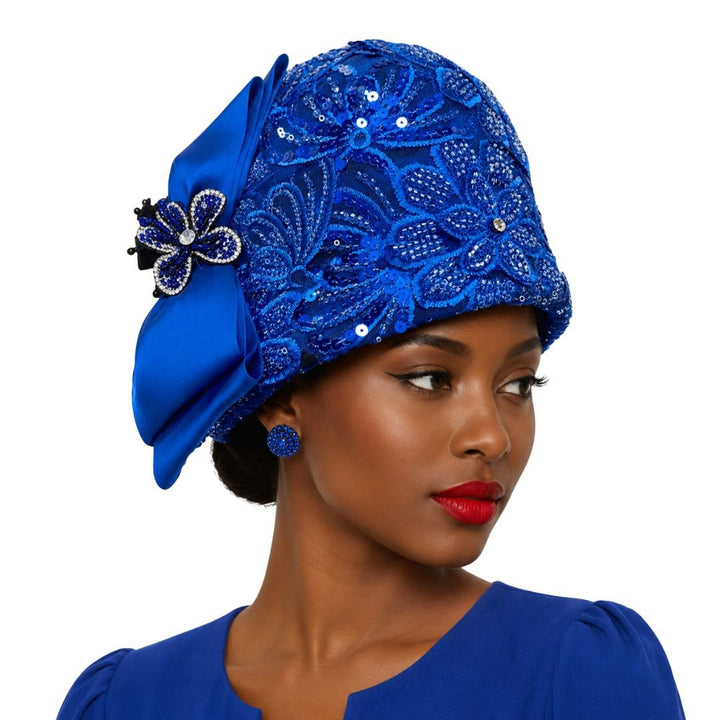 Vamp Beaded Cloche Church Hat by Whittall & Shon - Especially Yours