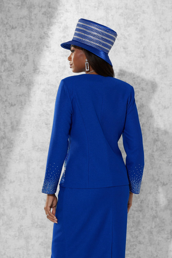 Stripes of Shine Knit Suit by Dorinda Clarke Cole - Especially Yours