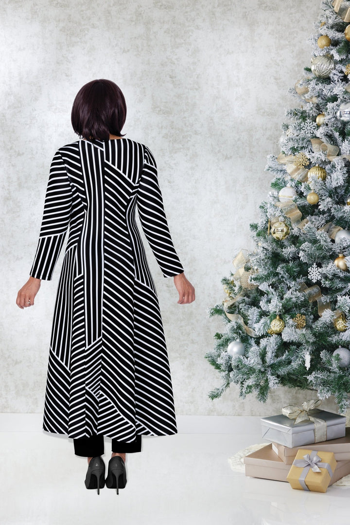 Designer Stripes Pantset by Stellar Looks - Especially Yours