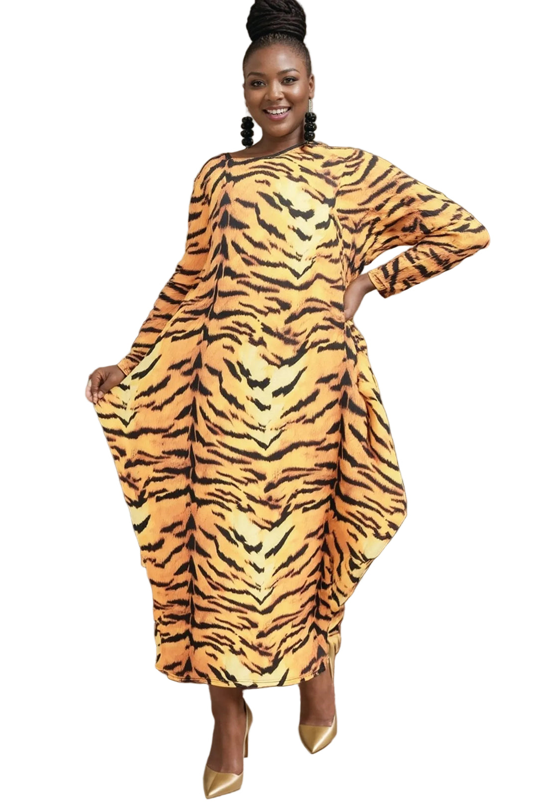 Animal Print Knit Maxi Dress by Studio EY - Especially Yours