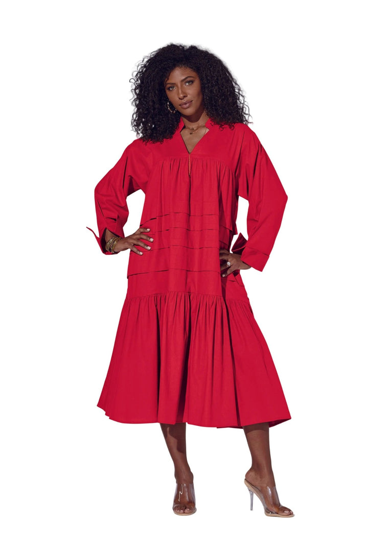 Take It Easy Tiered Midi Dress by Studio EY - Especially Yours