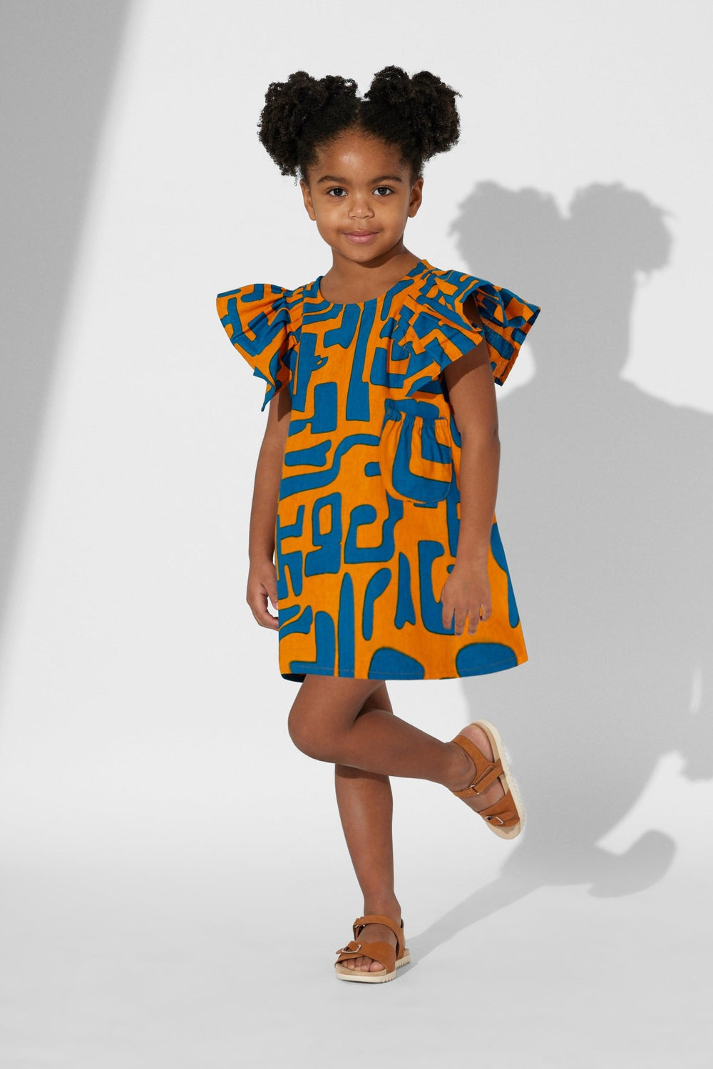 Pop of Color Print Dress by Studio EY - Especially Yours