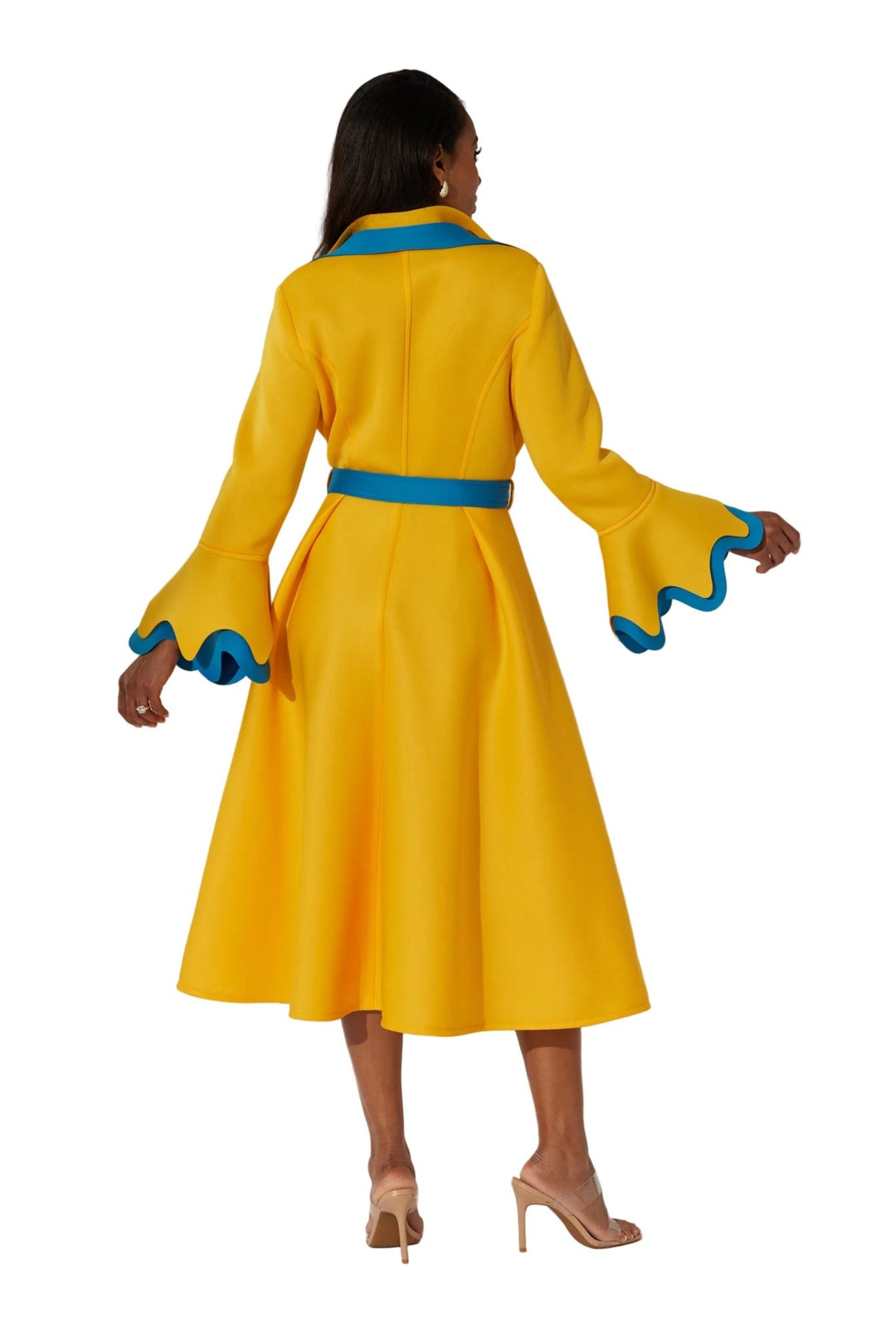blue suit yellow dress Yellow and blue suit combo Angelic Weaves