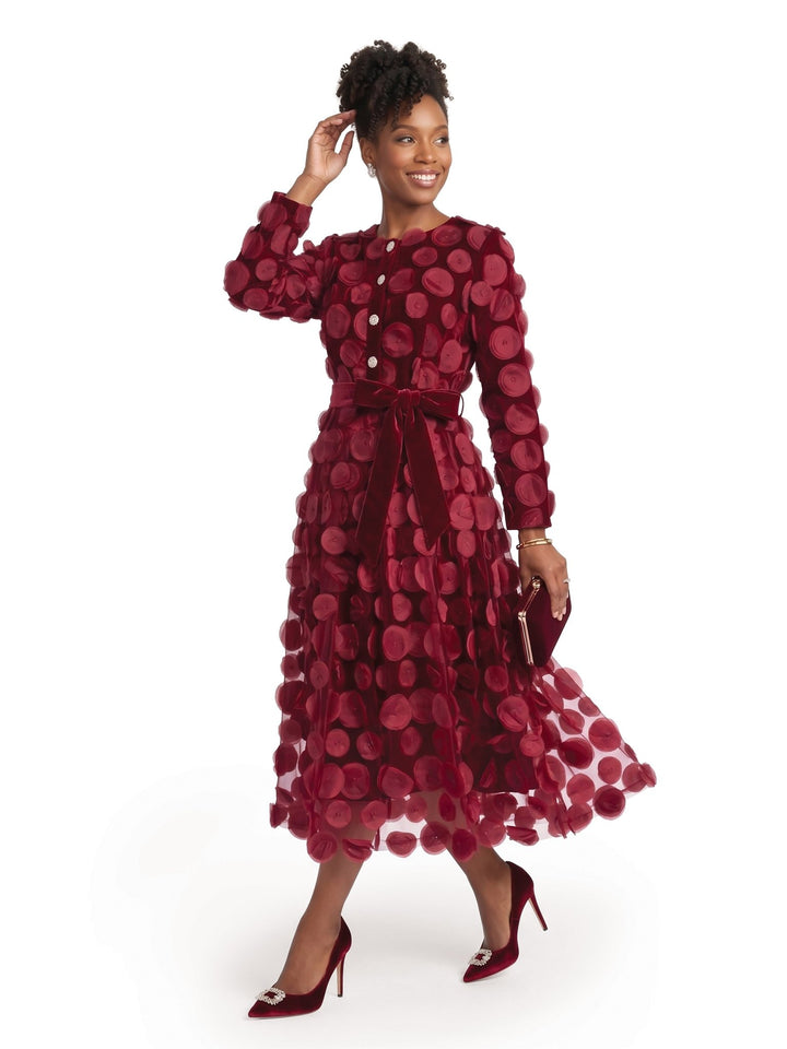 Sheer ’n Circles Shirtdress by EY Boutique - Especially Yours