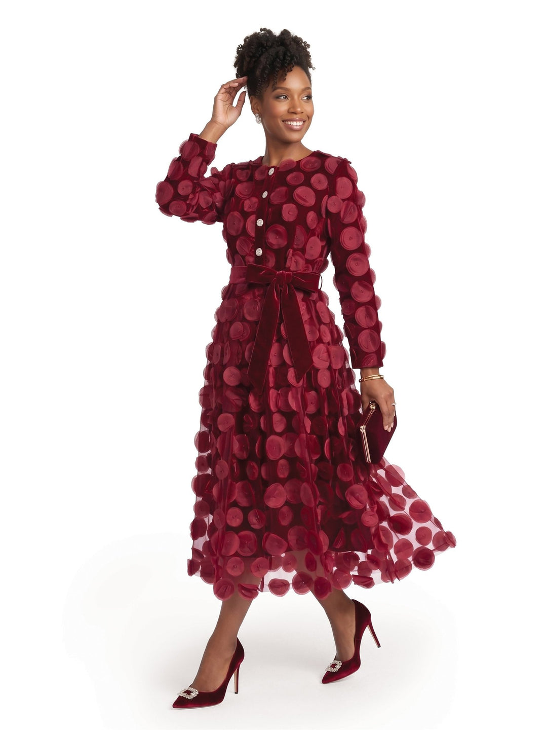 Sheer ’n Circles Shirtdress by EY Boutique - Especially Yours