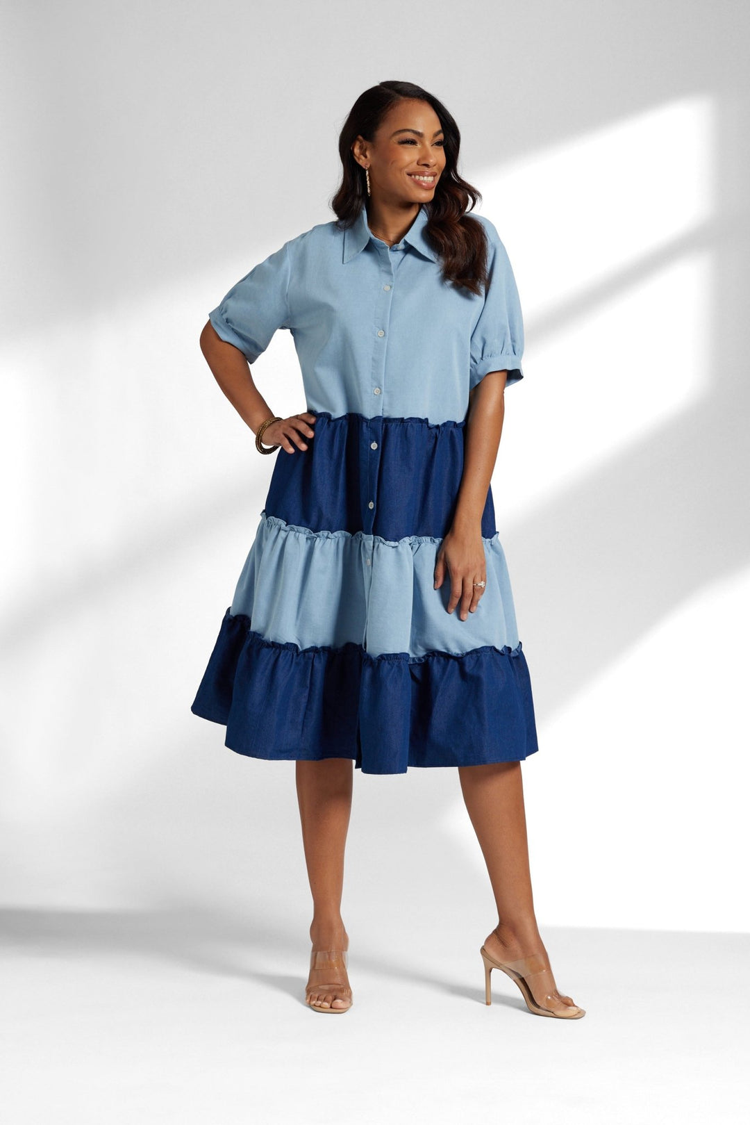 Any Day Chambray Dress - Especially Yours