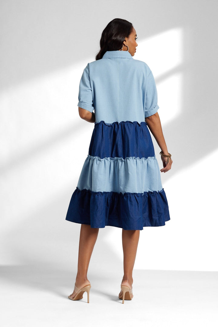 Any Day Chambray Dress - Especially Yours