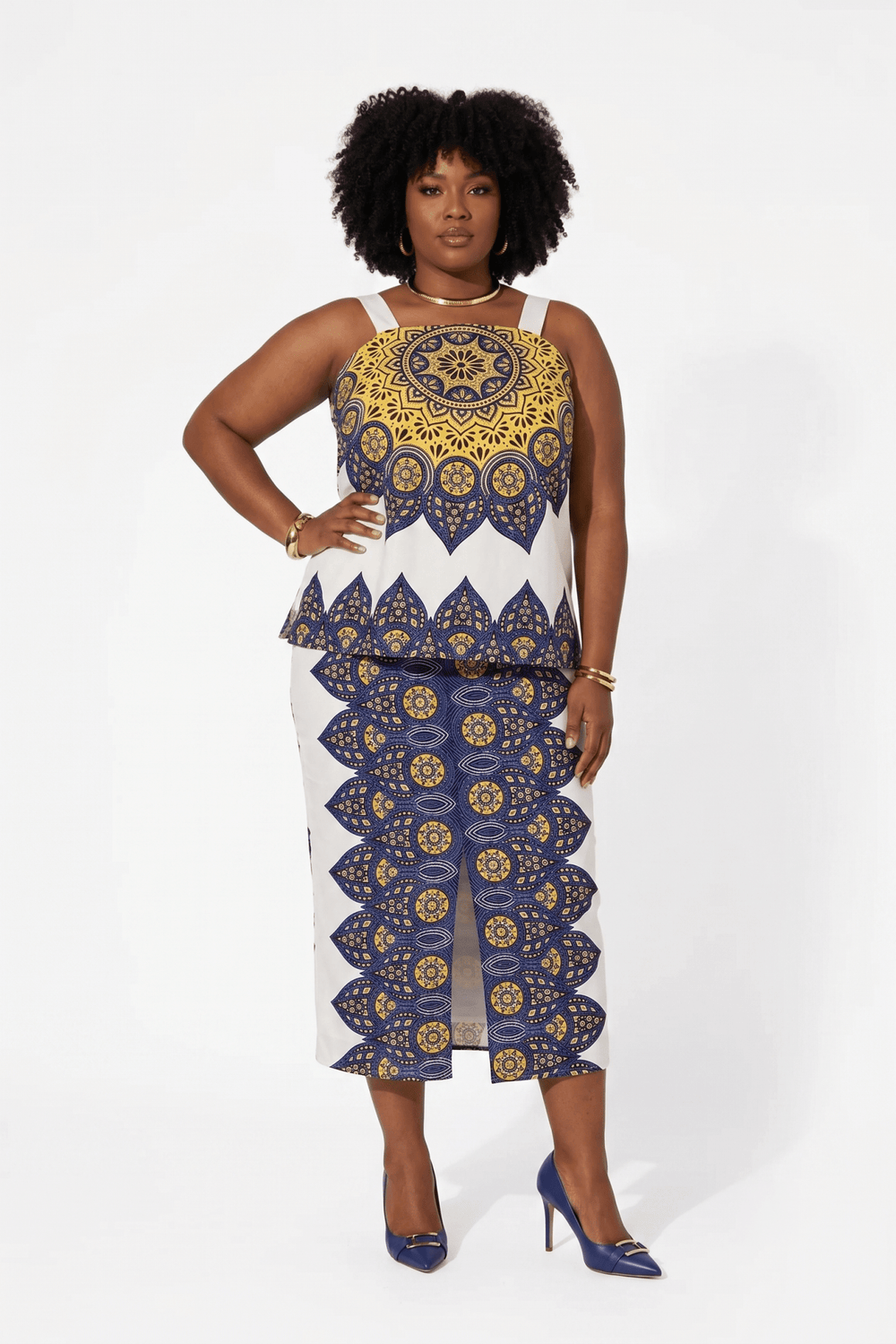 Cultural Motif Midi Dress by Studio EY - Especially Yours
